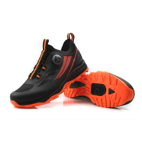 Mens Bicycle Riding Shoes hiking Cycling Shoes Trail Mountain Bicycle Footwear Lightweight for Road Bike Mountain Bike Shoes
